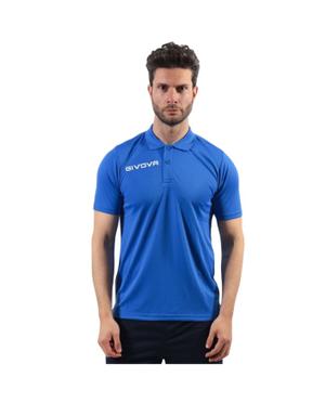 GIVOVA koszulka polo sportowa męska PK01 niebieska (S)