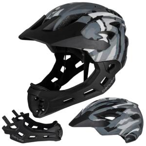 Kask rowerowy dziecięcy Full Face na rower hulajnogę Bervee ALPINE S/M