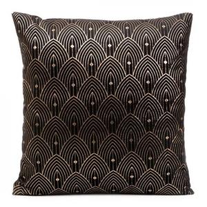 Poszewka dekoracyjna D91 AGNES 40 x 40 cm czarno-złota