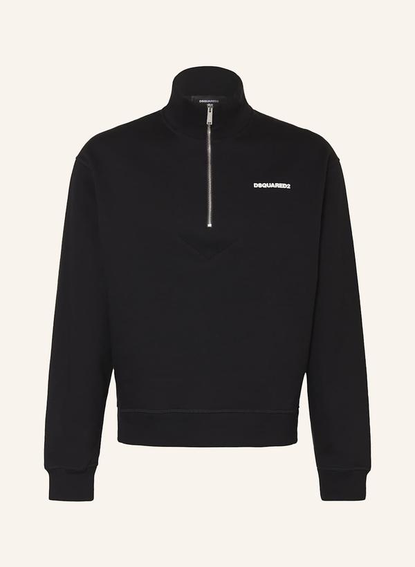 dsquared2 Bluza Dresowa Typu Troyer schwarz