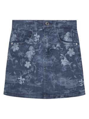 Guess Spódnica jeansowa J5GD06 D52V0 Granatowy Regular Fit