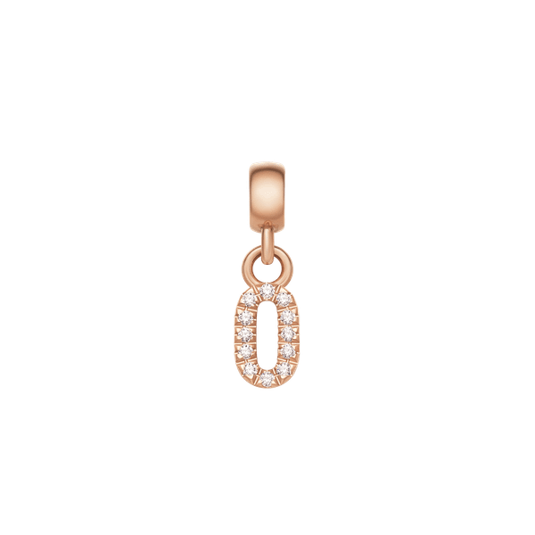 Daniel Wellington DW Charm Number 0 Rose Gold