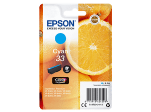 Wkład atramentowy EPSON 33 Cyjan