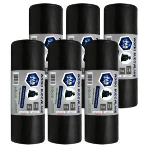 60szt GIGA ZESTAW Worki na śmieci 240L budowlane PROFESSIONAL MEGA MOCNE