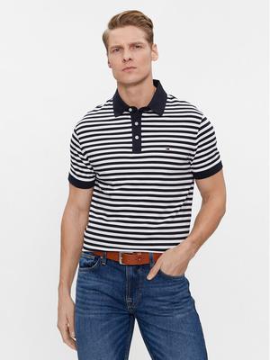 Tommy Hilfiger Polo 1985 MW0MW17771 Granatowy Slim Fit