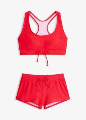 Sportowe bikini bustier (2 części)
