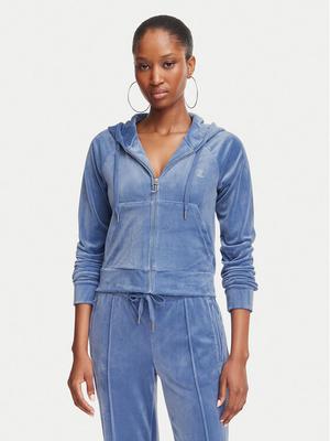 Juicy Couture Bluza Madison  JCWAS225306 Niebieski Slim Fit