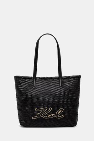 Karl Lagerfeld torebka shopper damska skórzana K/SIGNATURE