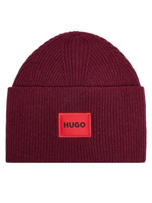 HUGO Czapka Xaff 50496011 Bordowy