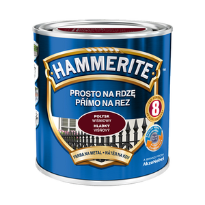 Farba Prosto Na Rdzę Wiśniowy Połysk 0,7 l Hammerite