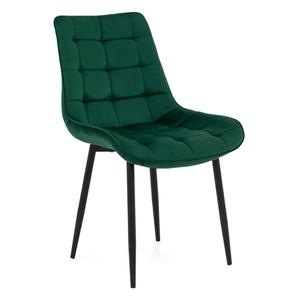 Krzesło welurowe zielone ART830