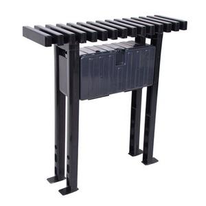 Ławka cmentarna 80 cm czarna