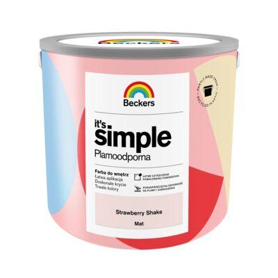 Farba plamoodporna IT'S SIMPLE Strawberry Shake 2,5 l Beckers