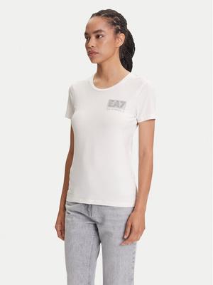 EA7 Emporio Armani T-Shirt 7W000492 AF10373 U0005 Écru Regular Fit