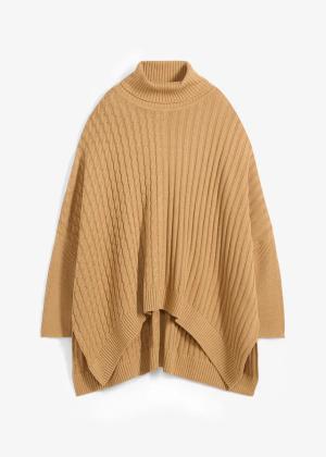 Sweter poncho oversize