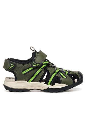 Geox Sandały Jr Borealis J450RB 014ME C3222 M Khaki