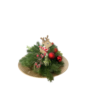 Dekoracja świąteczna na talerzu 33 cm