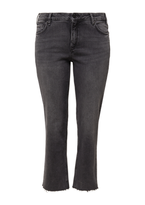 Dżinsy do kostek / Slim Fit / Średni stan / Prosta nogawka