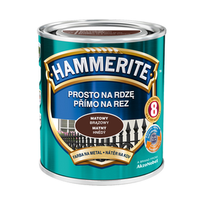 Farba Prosto Na Rdzę Brązowy Matowy 0,7 l Hammerite