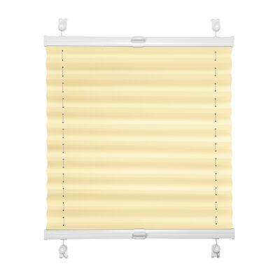 Roleta plisowana 80 x 150 cm wanilia