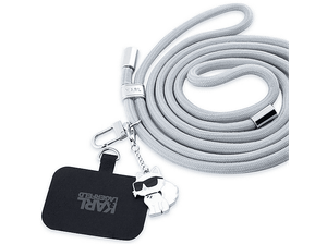 Pasek KARL LAGERFELD Universal CBDY Cord Szary KLUCNMSCKIG