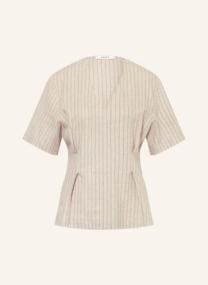Selected Koszulka Z Lnu beige