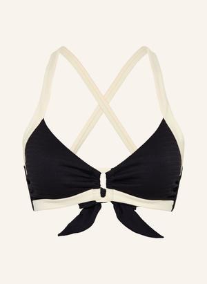 Seafolly Góra Bikini Typu Bustier Bandwave schwarz