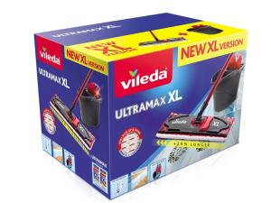 Mop płaski Vileda UltraMax XL 42 cm z wiadrem - zestaw BOX