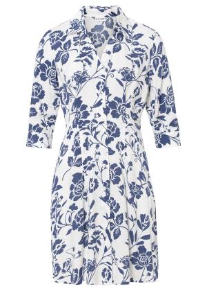 Sukienka koszulowa z lejącej wiskozy