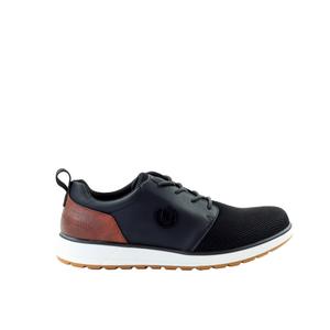 Męskie czarne sneakersy Bugatti 331AFB016900-100