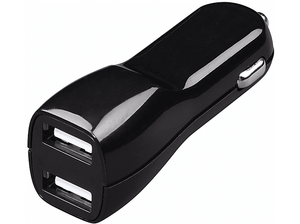 Ładowarka samochodowa HAMA 2x USB 2.1A Czarny