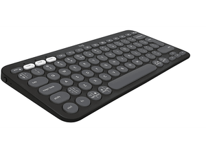 Klawiatura bezprzewodowa LOGITECH Pebble Keys 2 K380s Grafitowy 920-011851