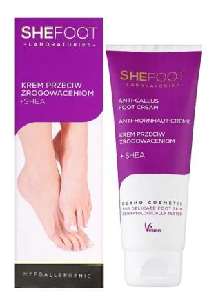 Krem Do Stóp Sucha Popękana Skóra Zrogowacenia z Masłem Shea Shefoot 75ml