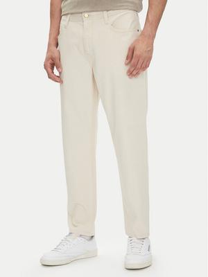 Mustang Jeansy Denver 1016435 Kremowy Tapered Fit