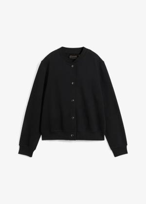Bluza rozpinana z plisą guzikową
