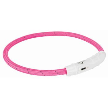 Trixie Pierścień lampy błyskowej USB, nylon różowy M-L