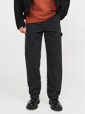 Jack & Jones Jeansy Eddie 12252802 Czarny Loose Fit