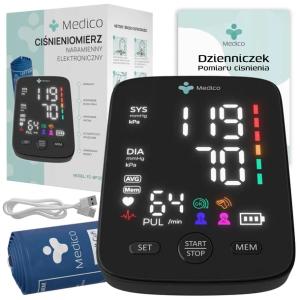 CIŚNIENIOMIERZ NARAMIENNY ARYTMIA, AUTOMATYCZNY, LED , USB, DZIENNICZEK