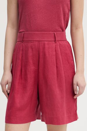 United Colors of Benetton szorty damskie lniane