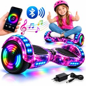 Deskorolka NA HOVERBOARD Różowa 6,5 DLA DZIECI ELEKTRYCZNA DESKA PREZENT