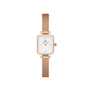 Daniel Wellington DW Watch Quadro Mini Lumine Bezel Rose Gold 15.4x18.2mm
