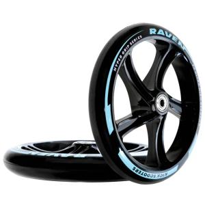 Kółka do hulajnogi RAVEN Estelle PRO Black Neo Chrome 200mm 2szt Abec-9