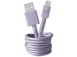 Kabel USB FRESH N REBEL USB-A to Lightning Fabriq Dreamy Lilac 2m