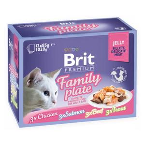 Brit Pouch Jelly Fillet Family Plate 12 x 85 g