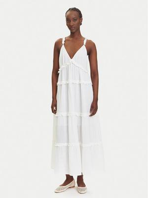 YAS Sukienka letnia Anina 26038014 Biały Regular Fit