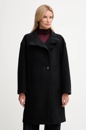 Tommy Hilfiger płaszcz z dodatkiem wełny