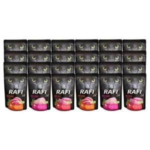 RAFI CAT DOLINA NOTECI MOKRA KARMA DLA KOTA PASZTET MIX SMAKÓW 40X100G