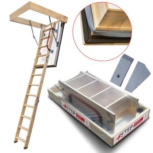 NAJCIEPLEJSZE Schody NORDIC 0,44 W/m2K 87mm 120x70 dodatkowa uszczelka
