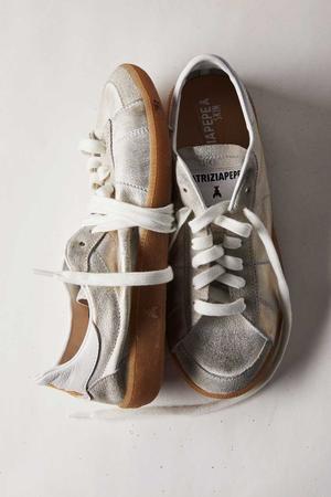 SKIN Sneakers '93 z laminowanej skóry nappa
