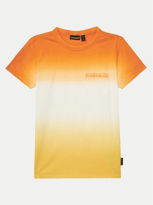 Napapijri T-Shirt S-Merse NP0A4ILFA701 D Pomarańczowy Regular Fit